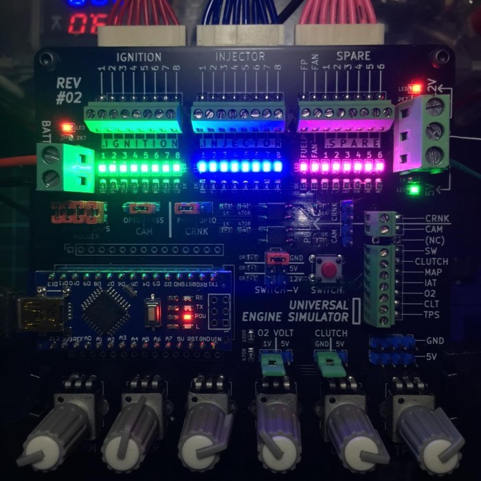 Universal Engine Simulator ECU Tester Powered by Ardustim
