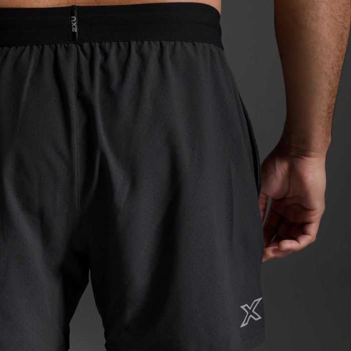 Terbaru 2Xu 2-In-1 5 Inch Men'S Short Original Promo
