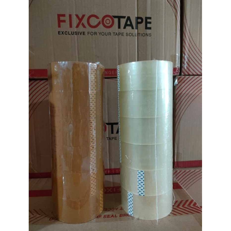 

Barang Terlaris 6 Pcs (1 Slop) Lakban 2 Inch Bening/Cokelat 48Mmx100Y Promo Murah Packing Aman