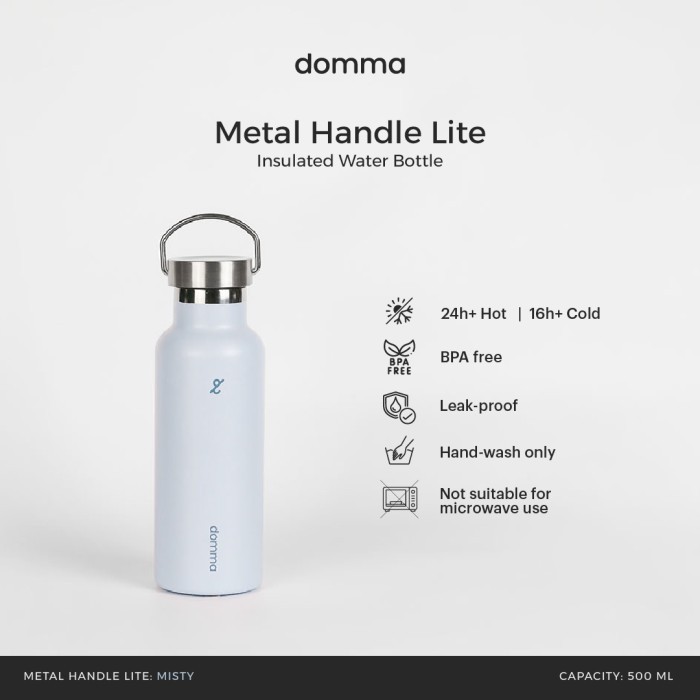 [DOMMA] 500 ML BOTOL MINUM TERMOS STAINLESS TUMBLER KOPI