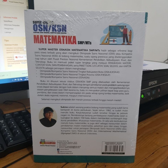 

Terbaru Super Master Ksn Matematika Smp/Mts (Prof. Sukino) - Yrama Widya Terlaris