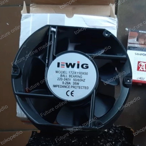------] Mini Fan Ewig 172 x 150 x 50 ball bearing MF 150 - 172 exhaust vidio