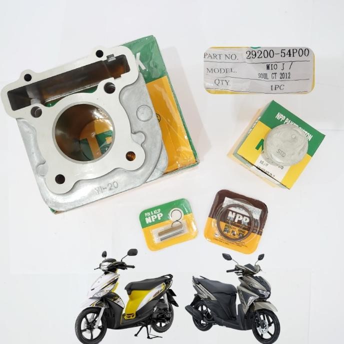 Npp Silinder Blok Mesin Mio J Mio Soul 125 Boring Cylinder Piston Kit Original Dan Terpercaya