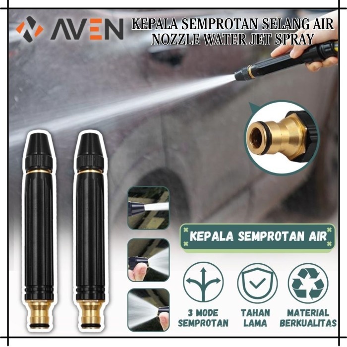 Aven Kepala Semprotan Selang Air Nozzle Water Jet Spray Tekanan Tinggi Best Seller