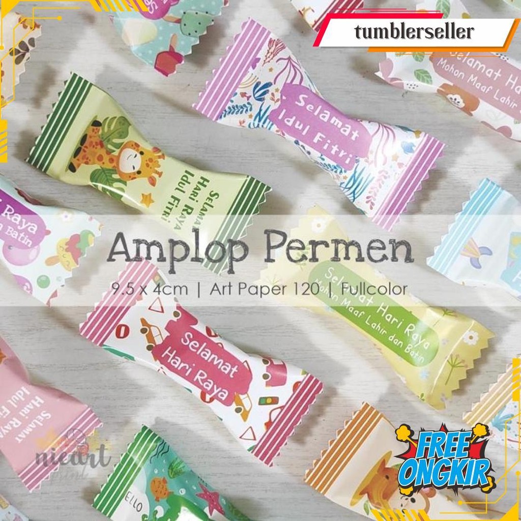 

Amplop Lebaran Angpao Lebaran Bentuk Permen 2025 Original Produk