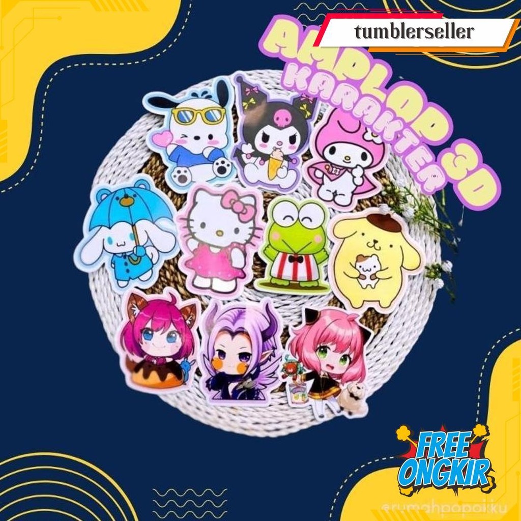 

Amplop Lebaran & Angpao Imlek 3D 2025 Amplop Karakter Labubu Dan Sanrio Cod