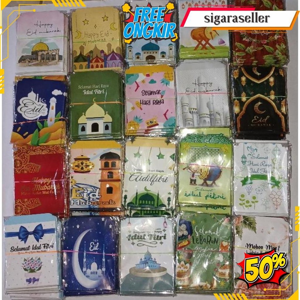 

Amplop Lebaran Islami/Muslim (10Pak/100Bijiamplop) Original Produk
