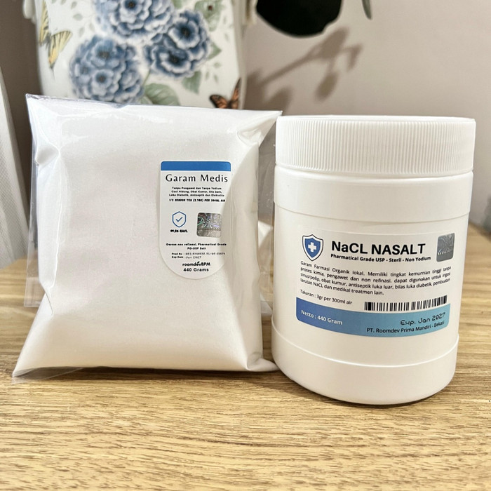 Garam Cuci Hidung NaCL Nasal Rinse - Small Crystal