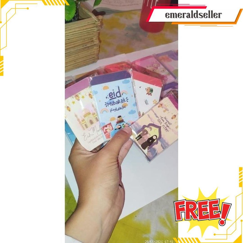 

(Isi 100 Pcs) Paket Bundle Amplop Lebaran Mini Snack Muslim Kartun Estetik Dan Non Label Idul Fitri Termurah Banget