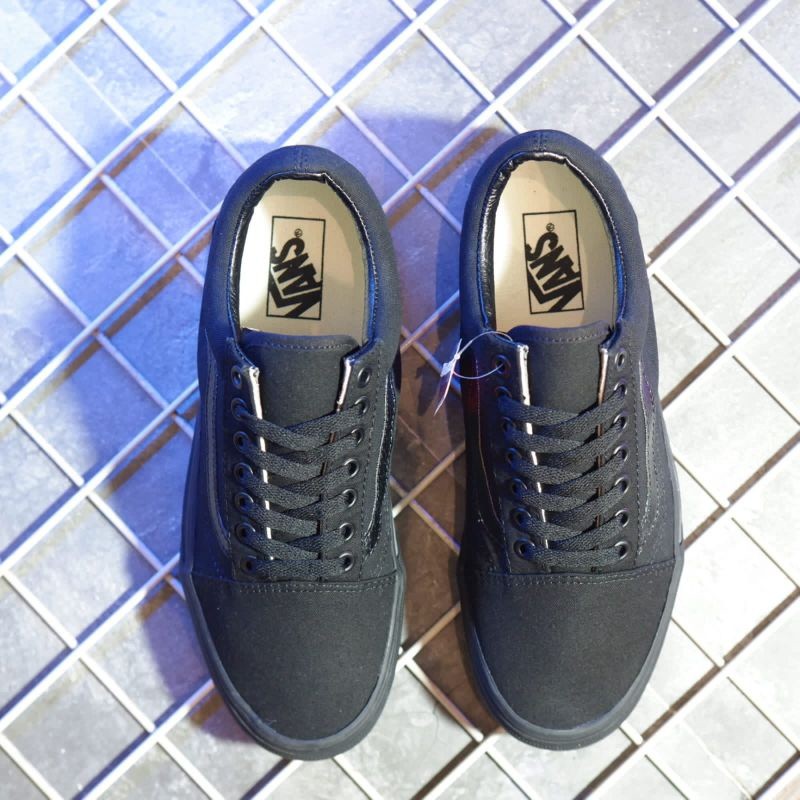 VANS OLDSKOOL CLASSIC FULL BLACK ORIGINAL100%