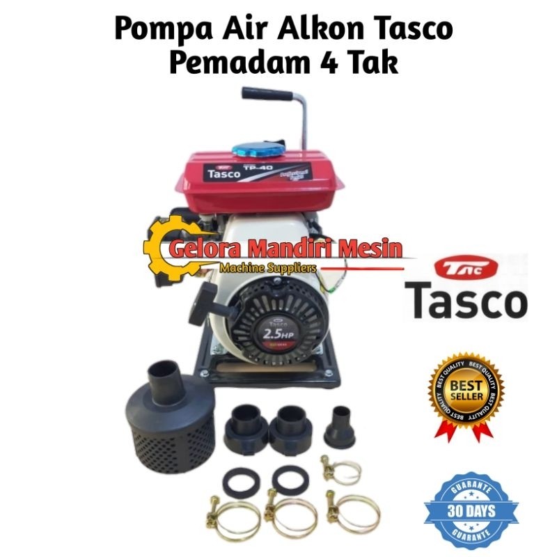 Pompa Alkon Pemadam Tasco TP40 1,5 Inch Pompa Jinjing Portable 4 Tak