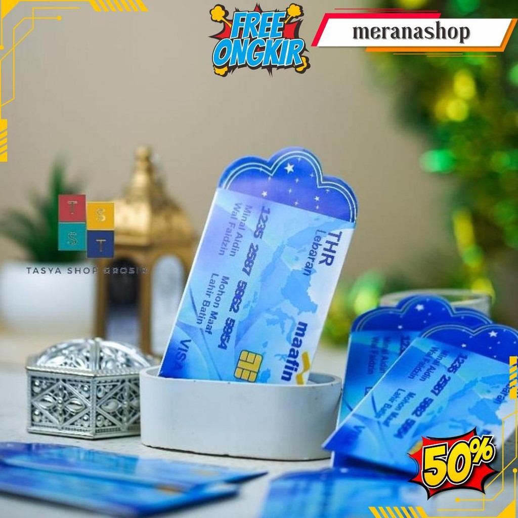 

(Paket Usaha) 100Pcs Amplop Lebaran Labubu Siap Pakai/ Siap Jual Cod