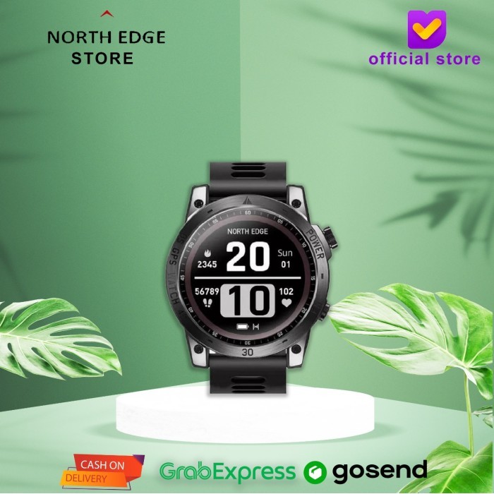 North Edge Cross Fit 3 Jam Tangan Pria Altimeter Barometer Kompas Gps