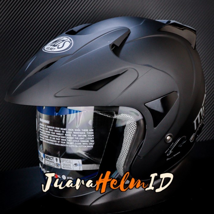 Mds Helm Protector Solid / Black Doff / Half Face