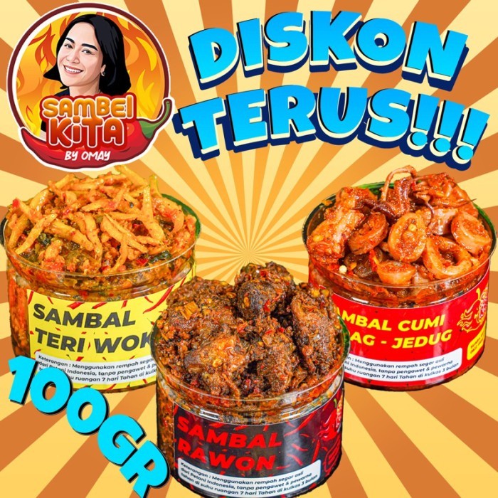 

TERLARIS PAKET KOMPLIT SAMBEL OMAY FARIDA NURHAN ISI 3 VARIANT VIRAALL TERI WOKU CUMI JEDUG DAN