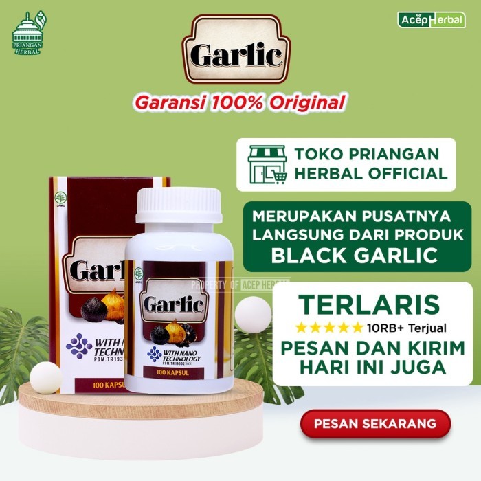 

TERLARIS WALATRA BLACK GARLIC KAPSUL WITH NANOTECHNOLOGY - EKSTRAK BAWANG PUTIH HITAM 100% ORIGINAL
