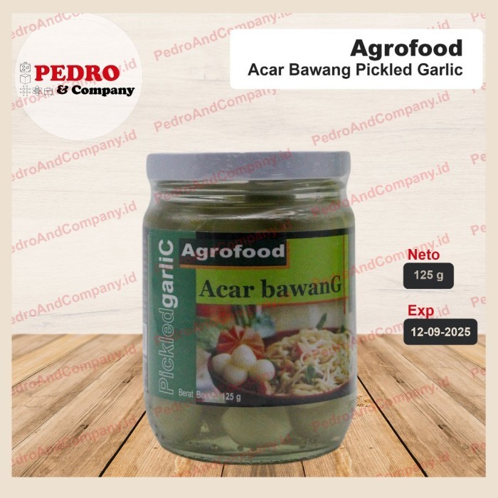 

TERLARIS AGROFOOD - ACAR BAWANG / PICKLED GARLIC 125 GRAM AGRO FOOD MURAH!!! MURAH