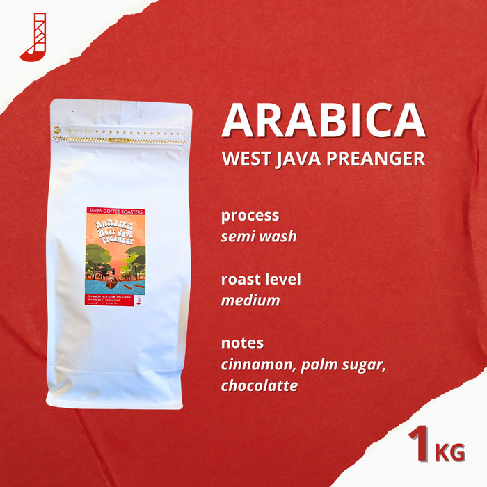 

Kopi Arabika Java Preanger 1Kg Premium Roasted Coffee