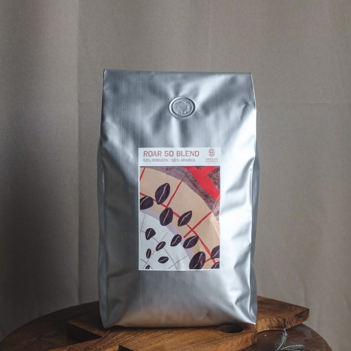 

Roar 50 Blend 1Kg -Dark Roast Biji Kopi Es Kopi Susu - Smoking Barrels