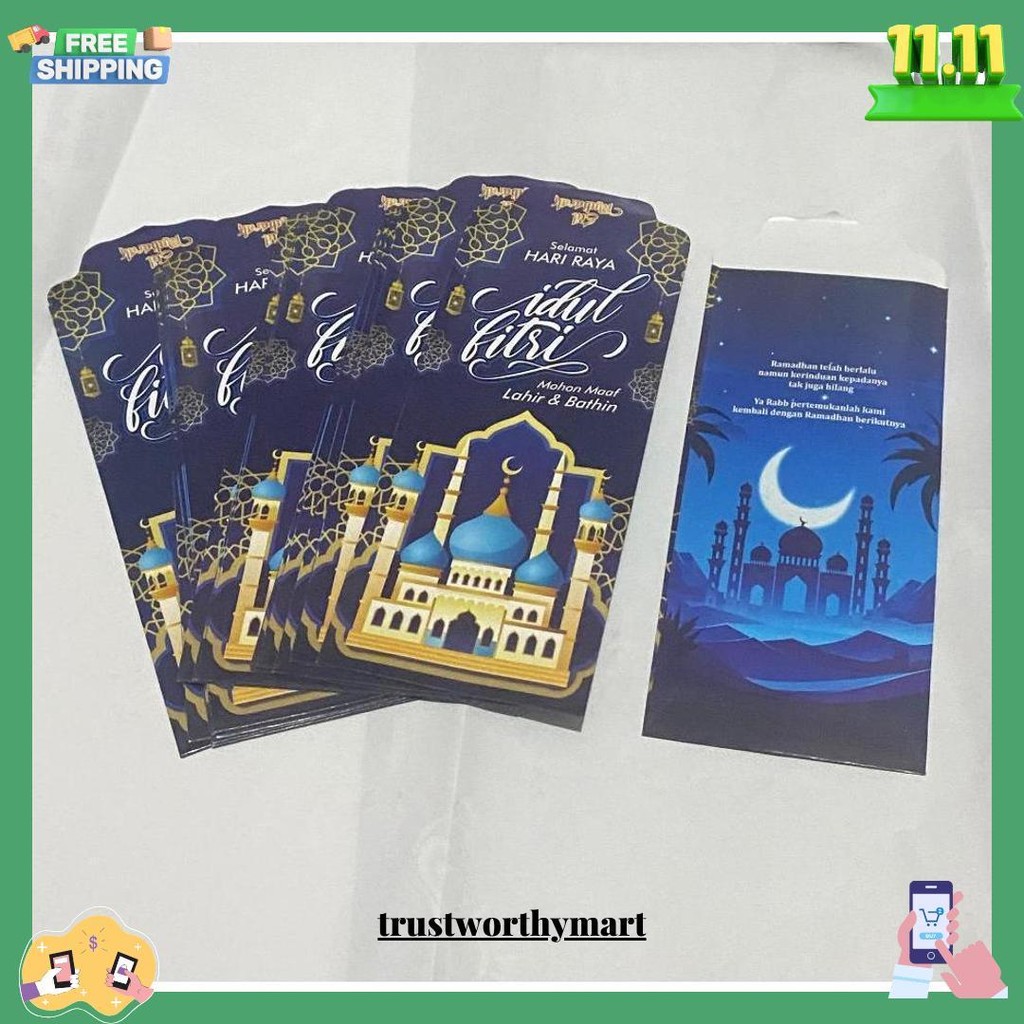 

Ampau Amplop Yk L Lebaran Masjid Df Uk Besar Isi 100 Lembar Uk 16X8Cm Siap Kirim