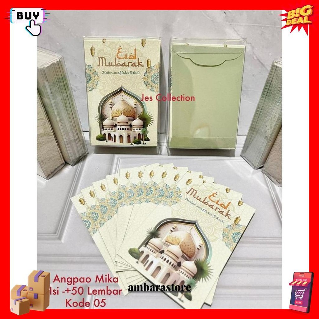 

Amplop Lebaran Idul Fitri (Isi 50Pcs) Amplop Karakter Angpao Lucu Original Produk