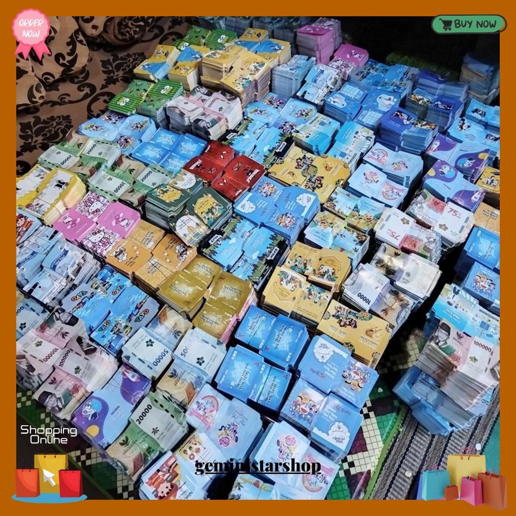 

Amplop Lebaran 100 Lembar Motif Karakter Kartun Islami Mini Original Produk