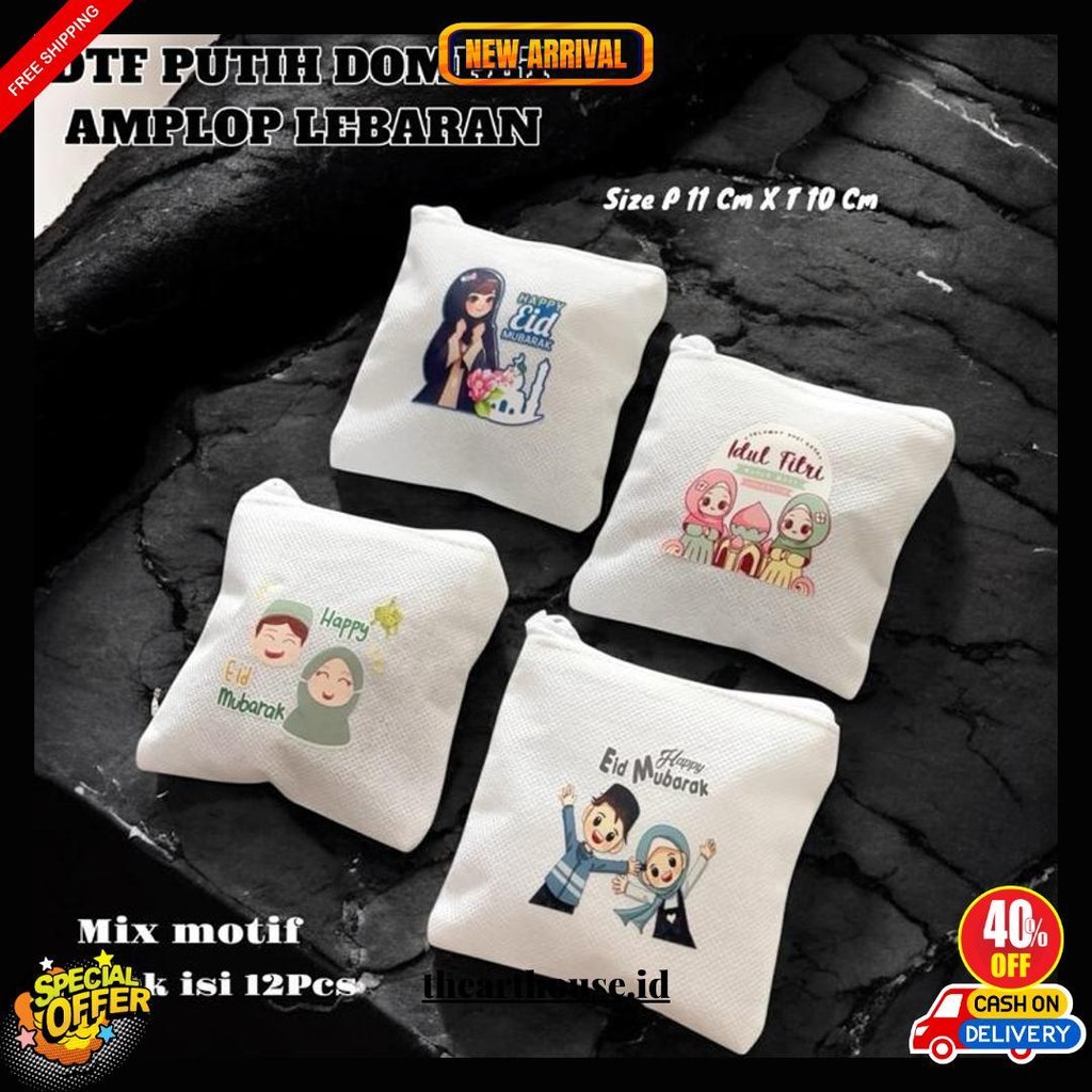 

Dtf Putih Dompet Amplop Lebaran Dtf Putih 1 Pack Isi 12Pcs Terlaris