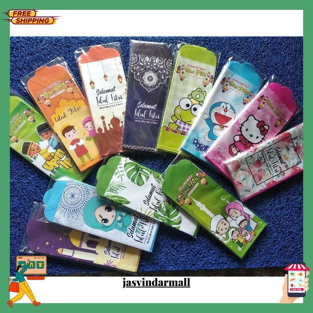 

[Isi 10] Amplop Panjang (Uang Tanpa Lipat) Uk 7*18 Bisa Cod