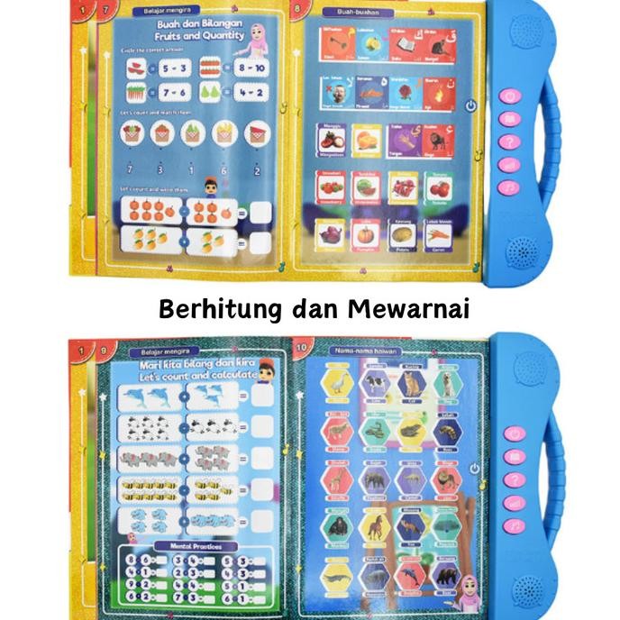 Murah Yelloo Buku Suara Arab Inggris Indonesia Edukasi Bahasa Buku Anak Sound Book Bersuara Work Boo