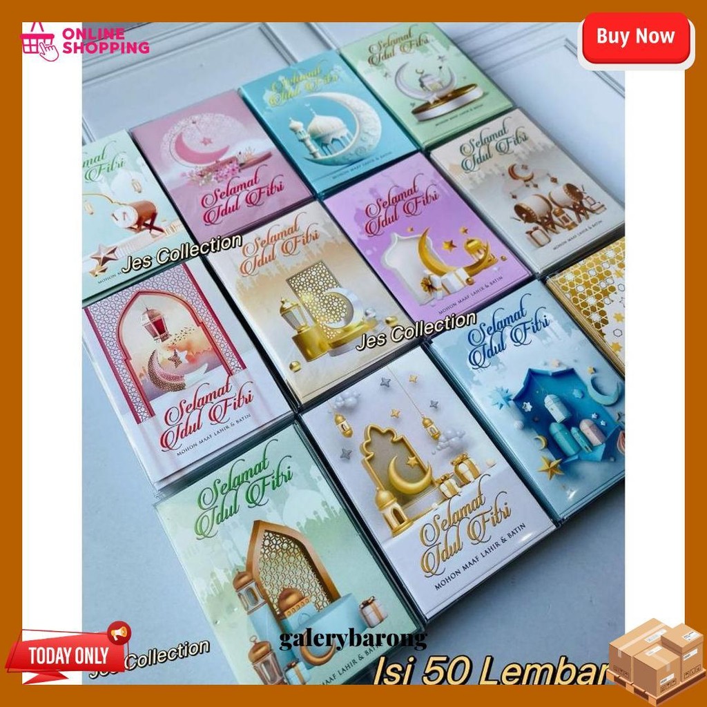 

Amplop Lebaran Idul Fitri (Isi 50 Lembar) Amplop Karakter Angpao Lucu Terlaris
