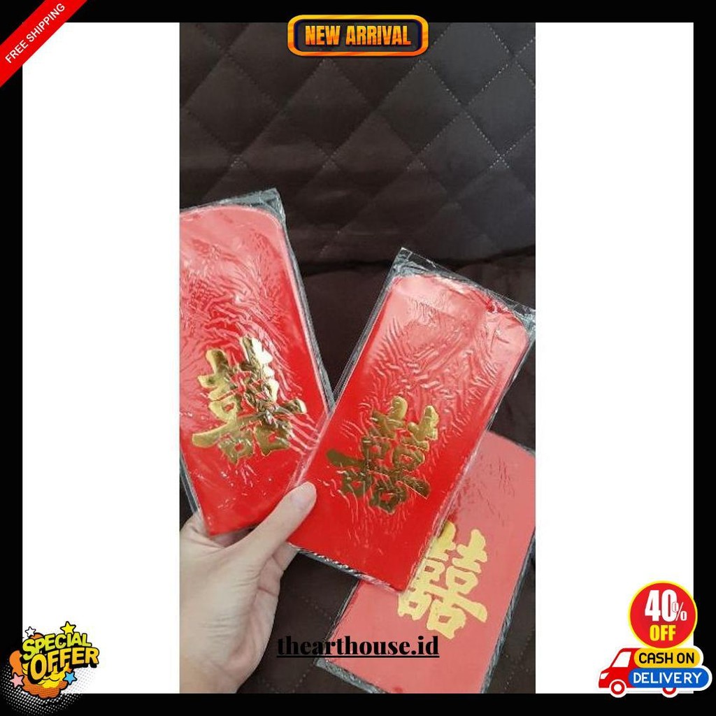 

Amplop Angpao Wedding Merah Shi Jumbo Isi 10 Pcs Termurah Banget