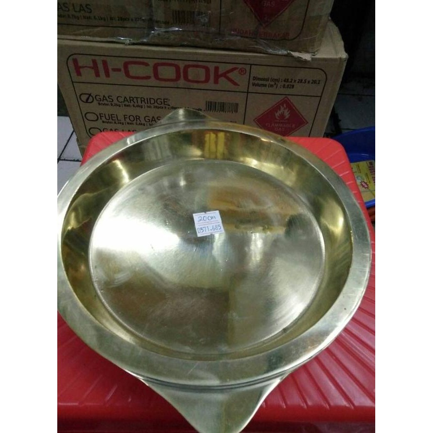 LOYANG MARTABAK 20CM KUNINGAN PREMIUM