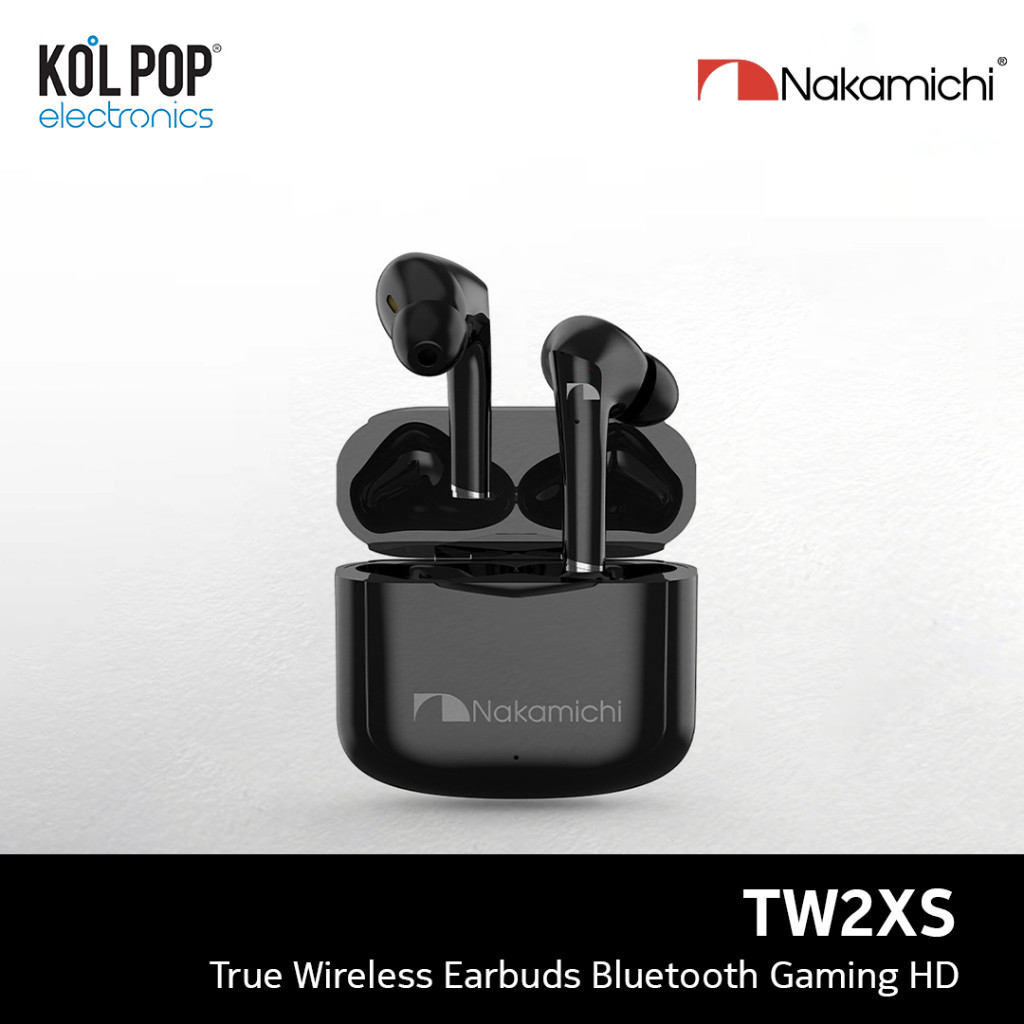 Nakamichi TW2XS True Wireless Earbuds Bluetooth Earphone TWS Gaming HD