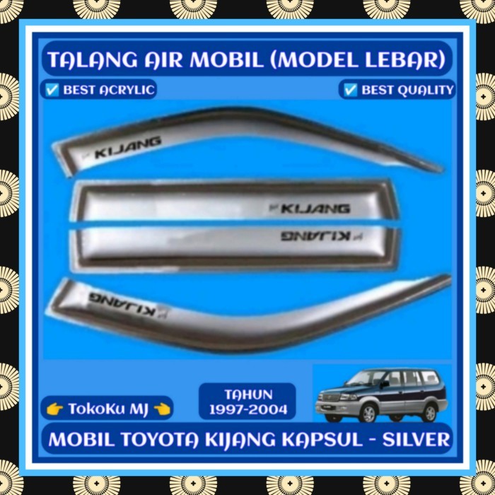 BEST TALANG AIR MOBIL TOYOTA KIJANG KAPSUL (MODEL LEBAR) SILVER