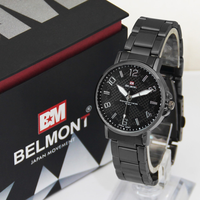 Jam Tangan Wanita Rantai Belmont Bm 6010 Hitam
