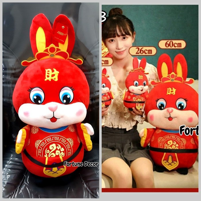 BONEKA KELINCI IMLEK DEKORASI HIASAN CHINESE NEW YEAR 2023