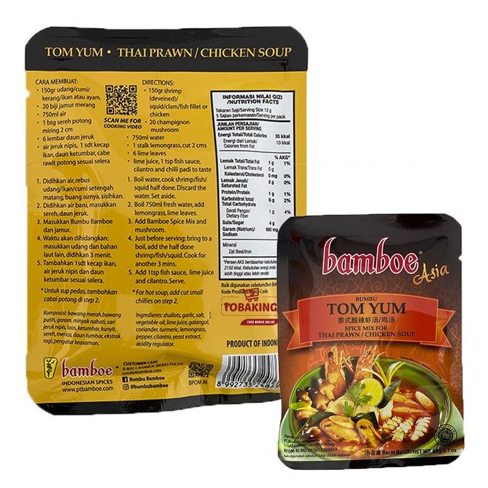 

Bamboe Tom Yum Tomyam 60Gr Best Seller