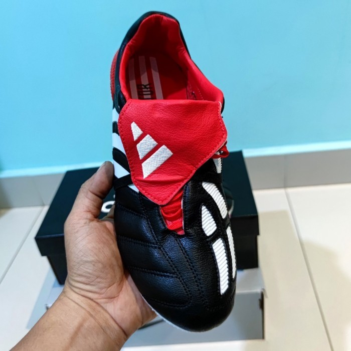 Terbaru Sepatu Bola Adidas Predator 20 Mania Remake Black White Red Promo
