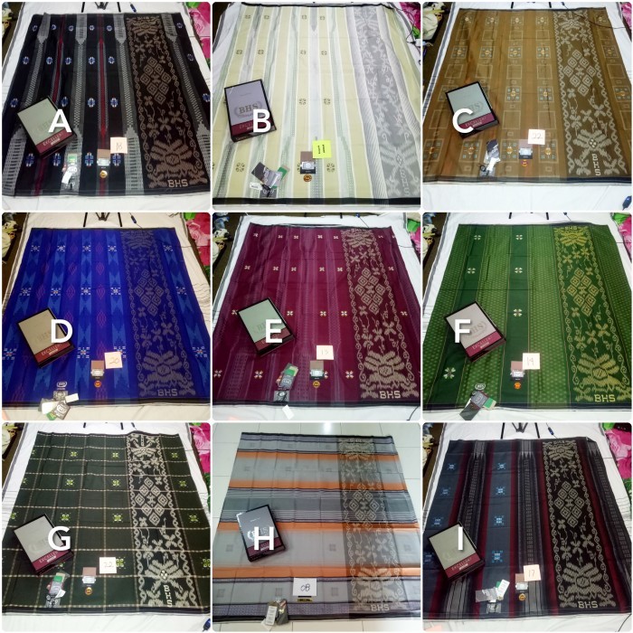 Kosanshoop Sarung Bhs Skt Silver Mercerized Songket Mesres Behaestex Original