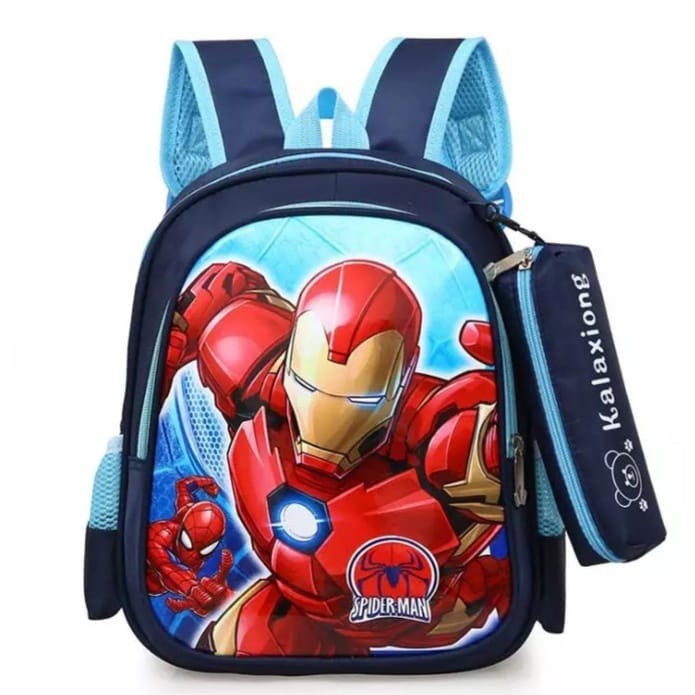 TAS ANAK SEKOLAH/TAS ANAK KARAKTER IRONMAN TERLARIS/2022