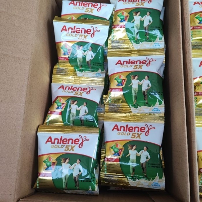 

TERLARIS! ANLENE GOLD 5X Vanila (1 renceng isi 10 sachet @ 25gr)