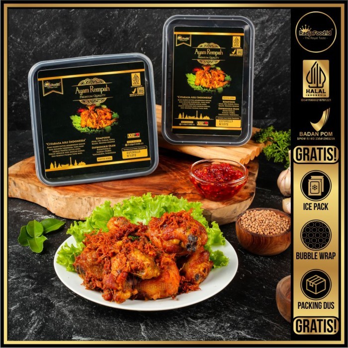 

RadjaFood.id Ayam Ungkep Rempah Bumbu Kuning / Lengkuas / Abon
