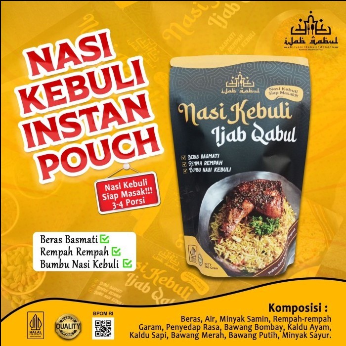 

Paket Beras Basmati dan Bumbu Nasi Kebuli / Nasi Kebuli Instan / Halal