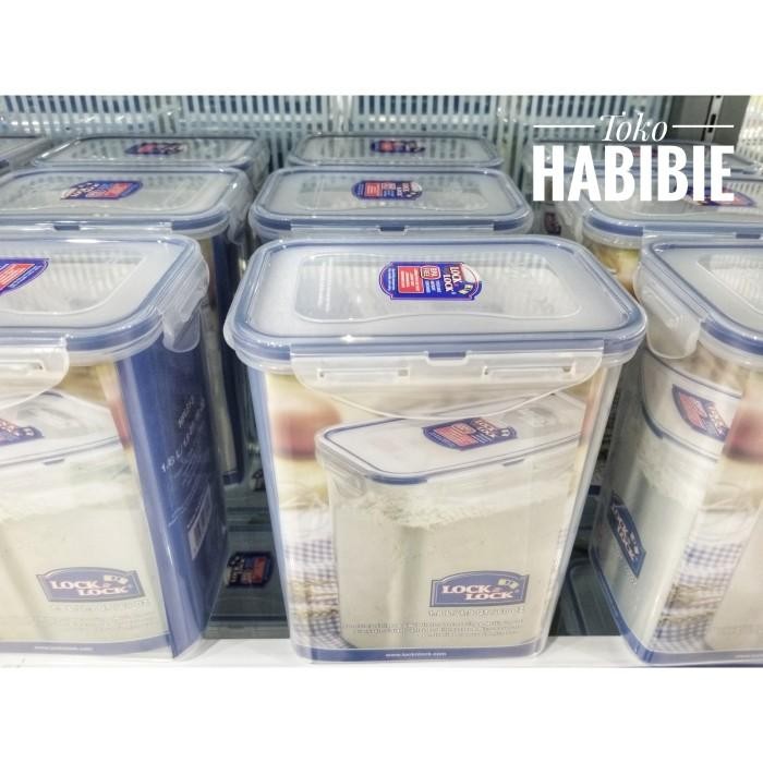 LOCK N LOCK TALL 1.8 L LITER FOOD CONTAINER TOPLES KUE SUSU PLASTIK