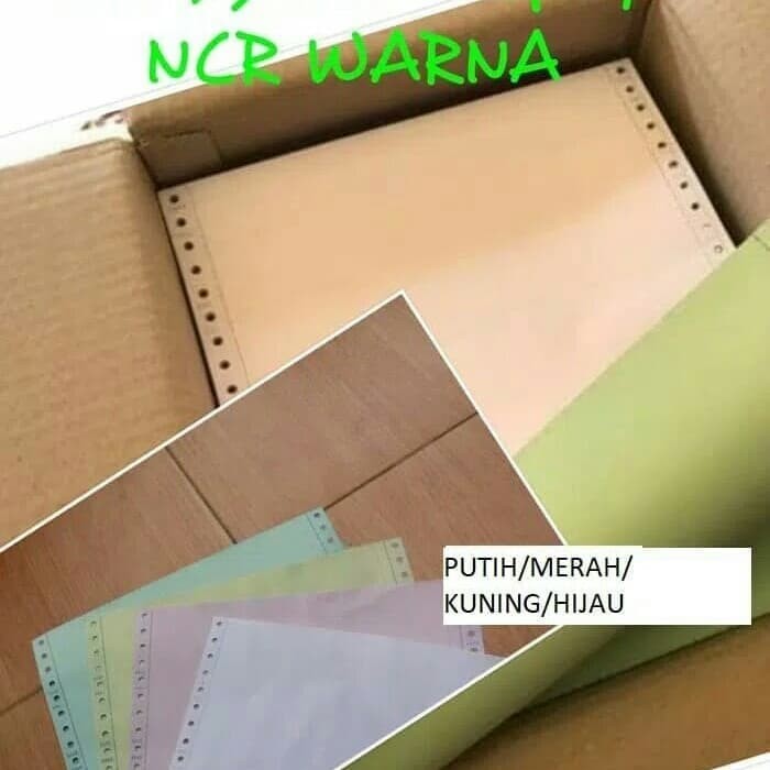 

HOT SALE! Kertas Print Continuous Form NCR 4 rangkap ply bagi 2 surat jalan