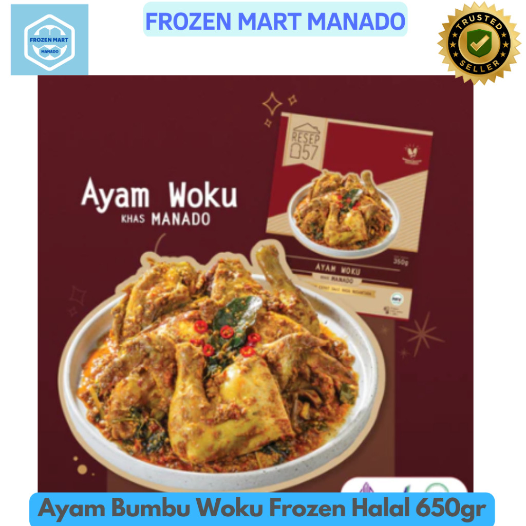 

Ayam Bumbu Woku Frozen Halal 650gr - Frozen Mart Manado (Frozen Food Manado)
