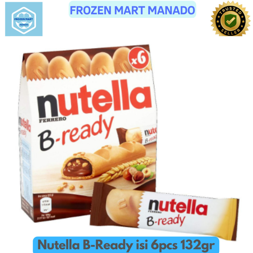 

Nutella B-Ready isi 6pcs 132gr - Frozen Mart Manado (Frozen Food Manado)