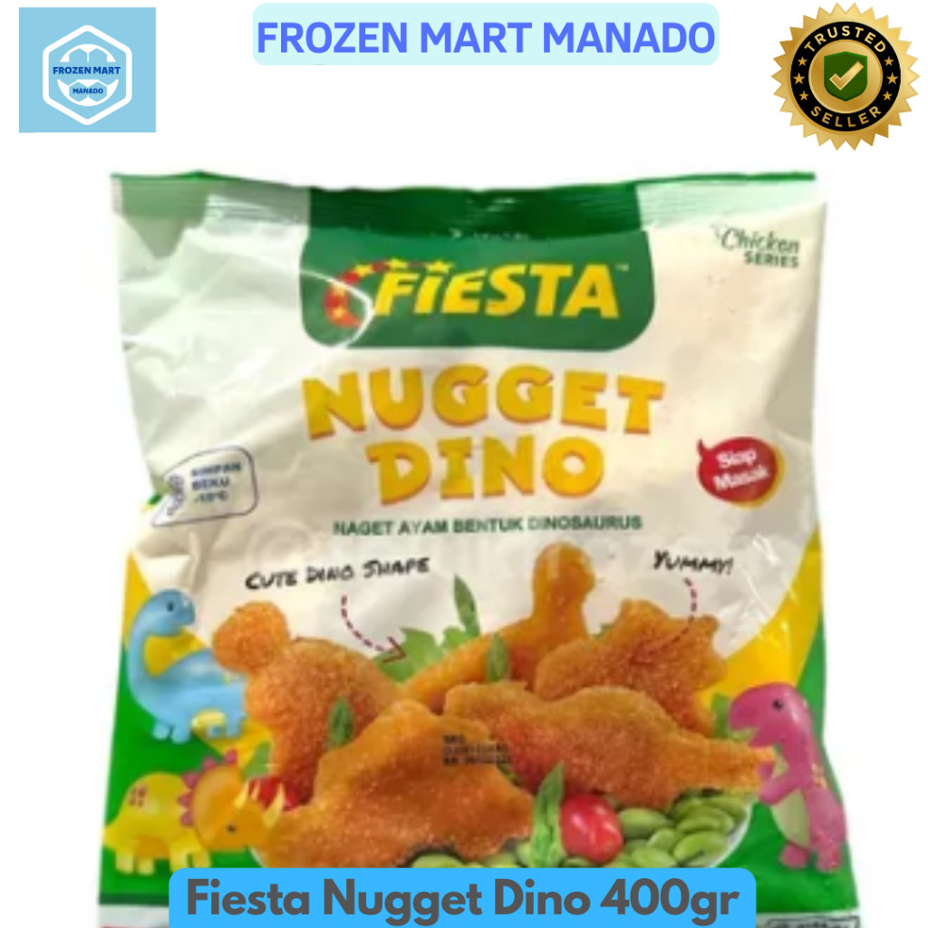 

Fiesta Nugget Dino 400gr - Frozen Mart Manado (Frozen Food Manado)