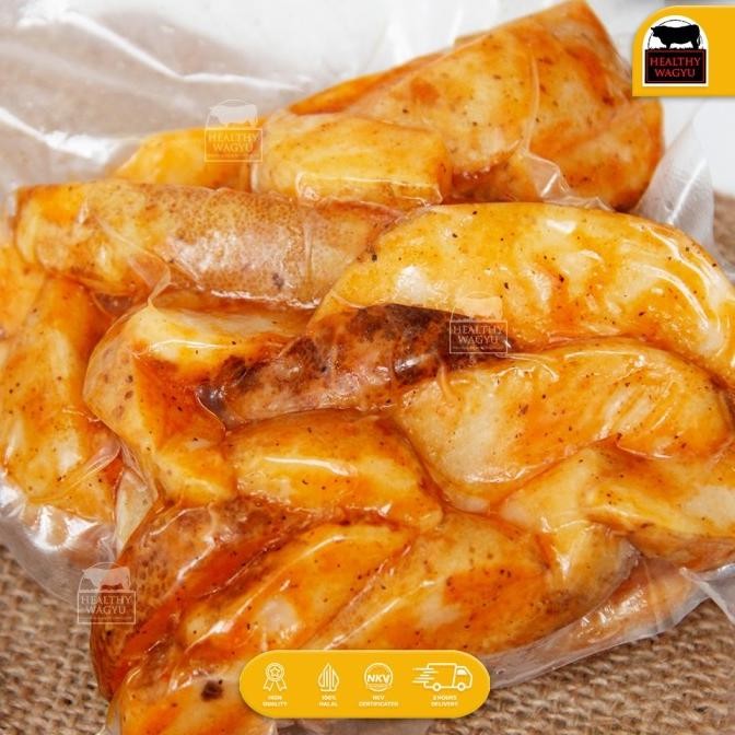 

Spicy Wedges/ Kentang Wedges Pedas 500Gr Original