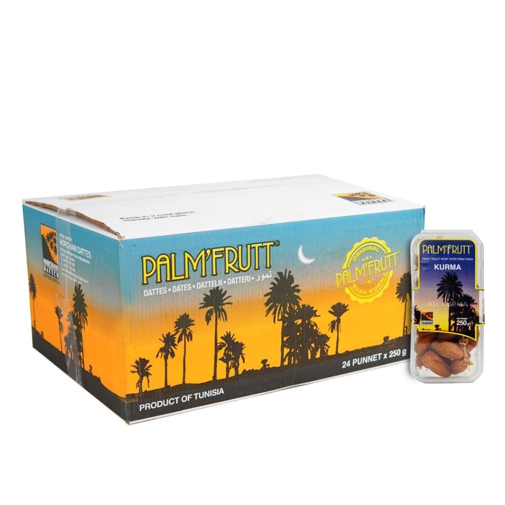 

Kurma Tangkai Tunisia Palm Frutt 250 gr - 1 dus